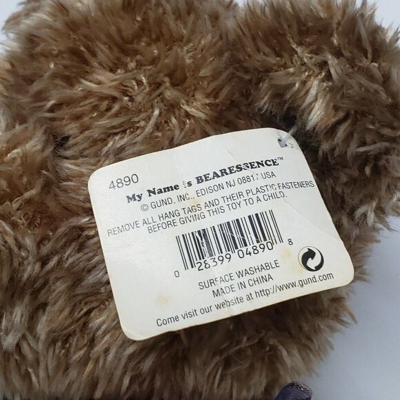 Gund 16" Bearessence Teddy Bear Rainbow Ribbon Plush - Picture 5 of 7